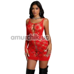 Платье Star Night Open Thin Mini Dress, красное - Фото №1