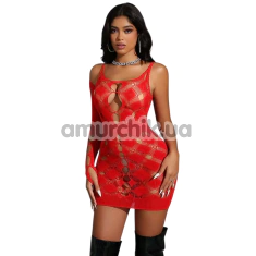 Платье Star Night Open Thin Mini Dress, красное - Фото №1
