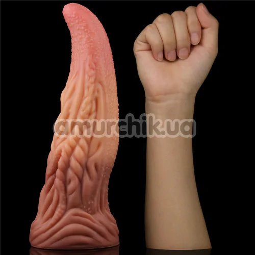 Фаллоимитатор Dual-Layered Silicone Nature Cock LV411018, коричневый