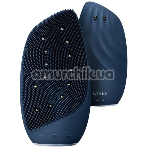 Щетка для лица Geske Sonic Thermo Facial Brush & Face-Lifter 8 in 1, синяя