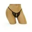 Трусики-стринги женские G-String черные (модель 2373) - Фото №1