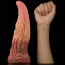Фаллоимитатор Dual-Layered Silicone Nature Cock LV411018, коричневый - Фото №22