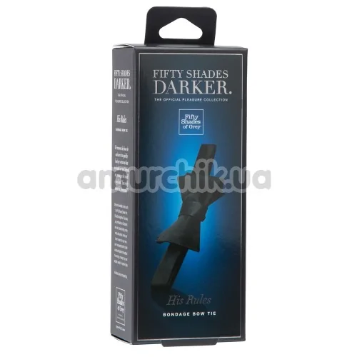 Галстук Fifty Shades Darker His Rules, черный