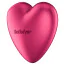 Симулятор орального сексу для жінок з вібрацією Satisfyer Cutie Heart Battery Powered, яскраво-рожевий - Фото №2