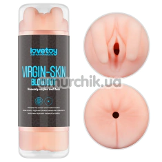 Мастурбатор Lovetoy Virgin-Skin Blowout Heavenly Vagina and Anus, телесный - Фото №1
