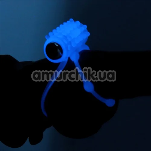 Виброкольцо для члена Lumino Play Vibrating Penis Ring LV343216, светящееся в темноте