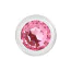 Анальна пробка з рожевим кристалом Adam & Eve Pink Gem Glass Plug Medium, прозора - Фото №2
