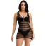 Сукня Star Night Net With Stripes Mini Dress, чорна - Фото №1