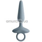 Анальна пробка з вібрацією Renegade Maverick Vibrating Plug, сіра - Фото №1