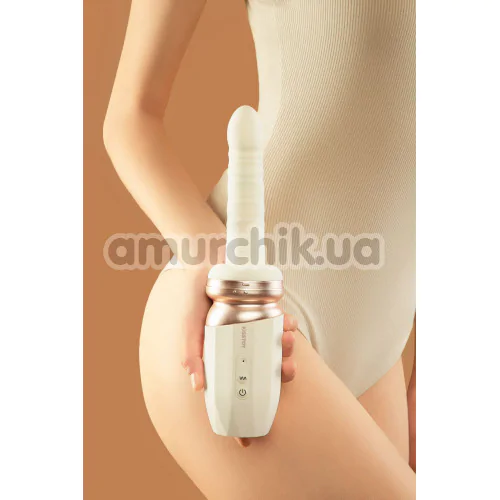 Вибратор с толчками Kisstoy Tutu 2, белый
