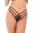 Трусики Daring Intimates Lace String With Straps, черные - Фото №1