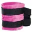 Фиксаторы для рук Sex & Mischief Kinky Pinky Cuffs With Tethers, розовые - Фото №2