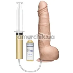 Фаллоимитатор с эякуляцией TitanMen Piss Off With Compatible Vac-U-Lock Suction Cup, телесный - Фото №1
