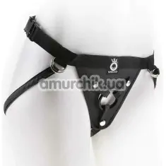 Трусики для страпона King Cock Fit-Rite Harness, чорні - Фото №1
