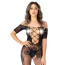 Комбинезон Daring Intimates Off Shoulder Bodystocking, черный - Фото №5