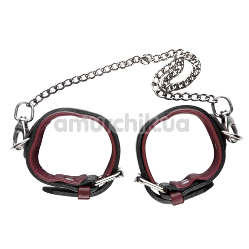 Фиксаторы для рук Whips Collection Leather Handcuffs For Her, черные