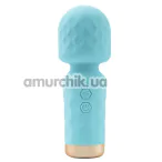 Універсальний вібромасажер M'Lady Mini Vibrating Wand, бірюзовий - Фото №1
