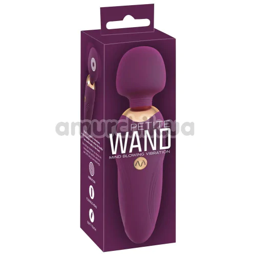 Универсальный вибромассажер Petite Wand, фиолетовый