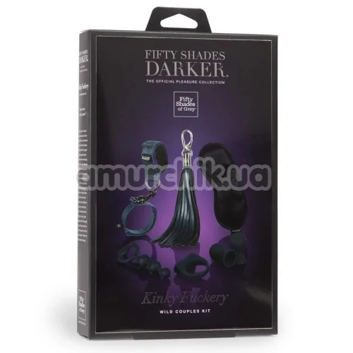Набор из 6 предметов Fifty Shades Darker Kinky Fuckery Wild Couples Kit, черный