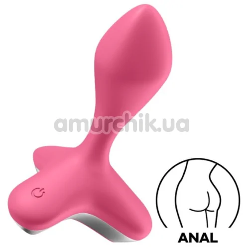 Анальная пробка с вибрацией Satisfyer Game Changer, розовая