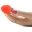 Кліторальний вібратор Posh Silicone Mini Delight 3, помаранчевий - Фото №6