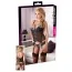 Комплект Cottelli Collection Lingerie 26110232412 чёрный: корсет + трусики-стринги - Фото №6