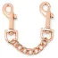 Фіксатори для рук Liebe Seele Rose Gold Memory Leather Handcuffs with Faux Fur Lining, золото-чорні - Фото №9