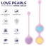 Вагинальные шарики Wooomy Love Pearls, разноцветные - Фото №5