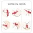 Вибратор с вакуумным стимулятором 2 in 1 Clit Sucker Rabbit Vibrator PL-VR21562, красный - Фото №7