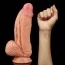 Фаллоимитатор Dual-Layered Silicone Nature Cock LV411014, светло-телесный - Фото №11