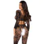 Комплект Leg Avenue Body Count Crop Top and Tights Set, чорний: топ + легінси - Фото №8