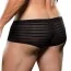 Труси чоловічі Microfiber Striped Low-Rise Trunk, чорні - Фото №4