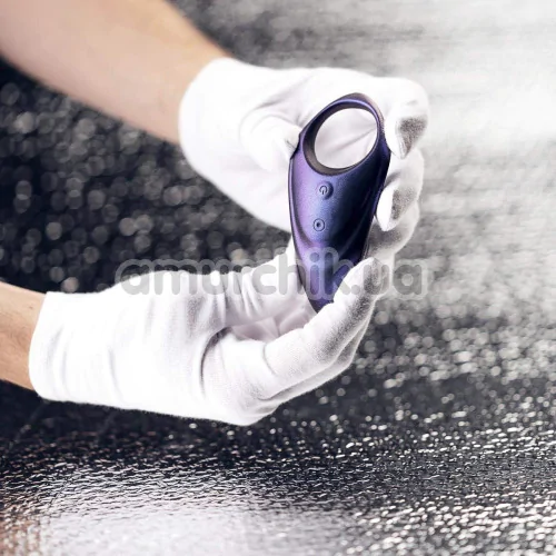 Виброкольцо для члена Hueman Neptune Remote Controlled Vibrating Cock Ring, фиолетовое
