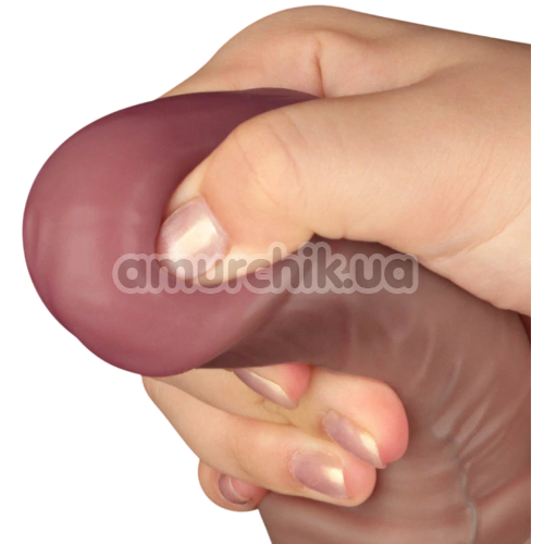 Фаллоимитатор Dual-Layered Silicone Nature Cock LV411302, светло-коричневый