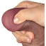 Фаллоимитатор Dual-Layered Silicone Nature Cock LV411302, светло-коричневый - Фото №12