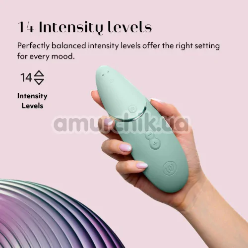 Симулятор орального секса для женщин Womanizer The Original Next, бирюзовый