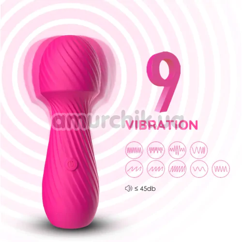 Кліторальний вібратор Boss Series Wand Massager, рожевий