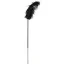 Пір'їнка для пестощів Bad Kitty Feather Wand with Rhinestones, чорна - Фото №1