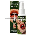 Спрей для минета Velvet Throat Mint Flavor - мята, 50 мл - Фото №1