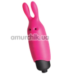 Клиторальный вибратор Crushious O-Pet Pocket Vibe Bunny, розовый - Фото №1