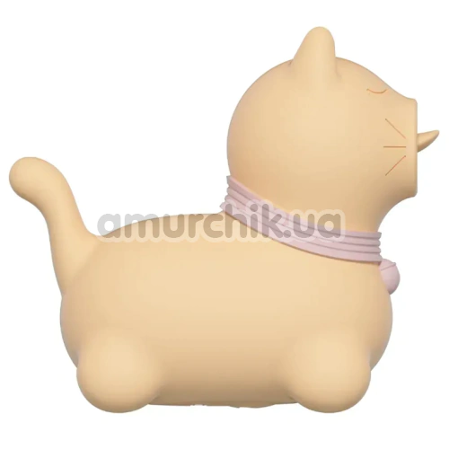 Симулятор орального секса для женщин с вибрацией Univibe Sexy Kitty, желтый