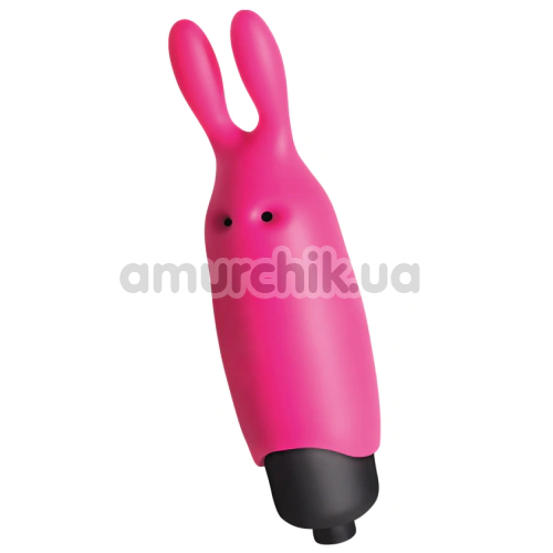 Клиторальный вибратор Crushious O-Pet Pocket Vibe Bunny, розовый - Фото №1