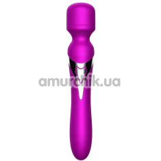 Универсальный вибромассажер Foxshow Silicone Dual Massager, фиолетовый - Фото №1