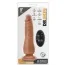 Вібратор Dr. Skin Wireless Remote Dildo 9, світло-коричневий - Фото №5