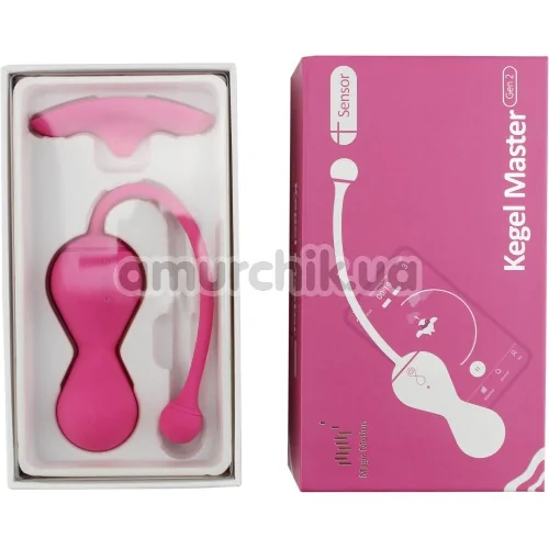 Вагинальные шарики Magic Motion Kegel Master Gen 2, розовые