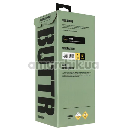 Фалоімітатор Buttr General Elite Force Black Hawk, чорний