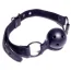 Кляп Boss Series Fetish Knebel-Ball Gag з великими кільцями, чорний - Фото №1