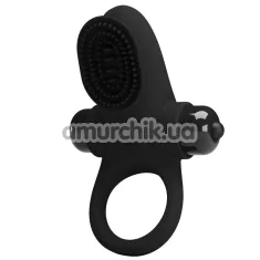Виброкольцо Pretty Love Vibrant Penis Ring II, черное - Фото №1