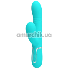 Вибратор с пульсацией Pretty Love Mariana, бирюзовый - Фото №1