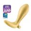 Анальная пробка с вибрацией Satisfyer Intensity Plug, золотая - Фото №2